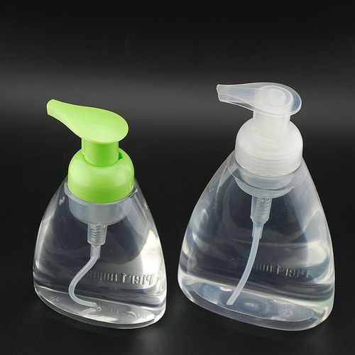 三角型泡沫塑料瓶,pet材质,适用洗手液等日化产品